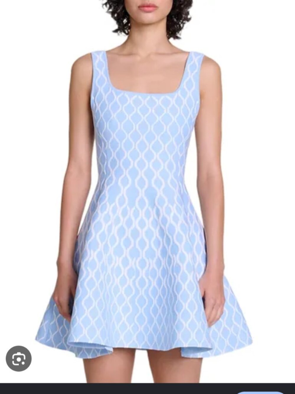Maje Jacquard Knit Mini Dress